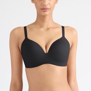 Knix WingWoman Wire Free Bra Size 7 in Black NWT